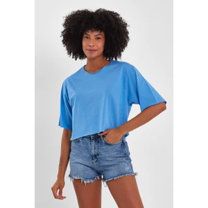 Amazing Crash Kadın Basic Oversize Crop