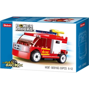 Power Bricks Çek Bırak İtfaiye Kamyonu
