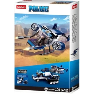 Police Tiltroto Helicopter 4into1
