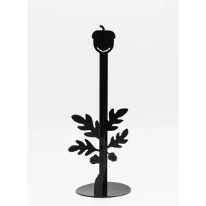 Metal Kağıt Havluluk Siyah Dik Havlu Peçetelik Standart Ve Büyük Boy Rulo Uyumlu Pelit Desenli