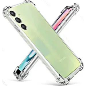 Caseart Samsung Galaxy A24 Kapak Kamera Korumalı Airbag Antishock Köşe Korumalı Şeffaf Silikon Kılıf