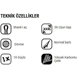 Üçlü Olta Iğnesi 9617PS Permasteel-No:16 - 100LU