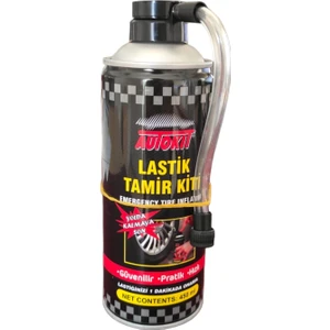 Lastik Tamir Kiti 450ML Autokit Lastik Şişirme Spreyi
