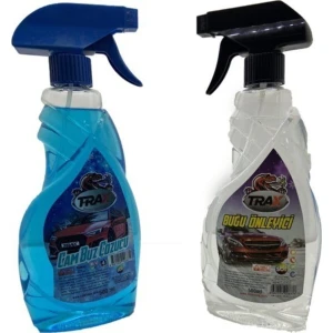 Çakır Grup Trax Araç Cam Buz Çözücü Buz Engelleyici Buğu Önleyici 500 ml Sprey Kışlık Cam Bakım Seti