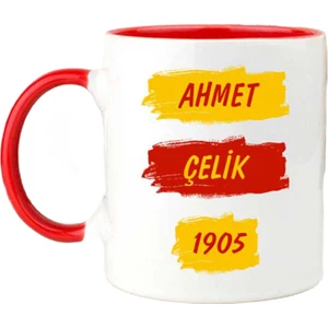 Nil Hediye Sarı Kırmızı Taraftar Kupa Bardak
