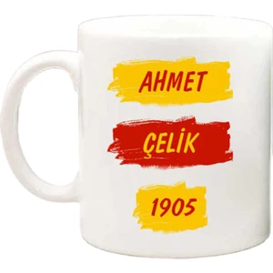 Nil Hediye Sarı Kırmızı Taraftar Kupa Bardak