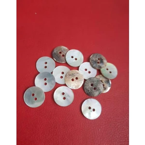 İmren Aksesuar Sedef  Düğme 1. Kalite 18MM 1 Paket 15 Adet