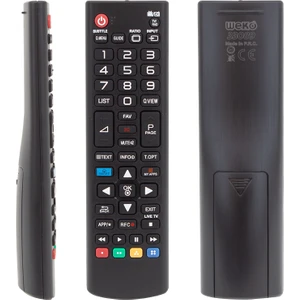 RM-L1162 Lg Kısa Smart-My Apps Tuşlu LCD LED Tv Kumandası (AKB73715601A)