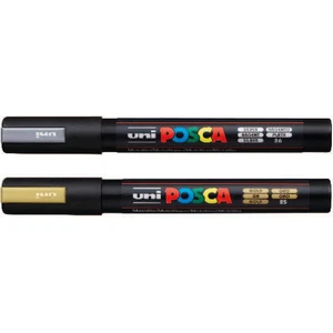 Uni Posca 5m Metalik Set 2’li Marker