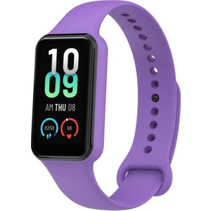 Xiaomi Amazfit Band 7 ile Uyumlu Kordon Silikon Esnek Ayarlanabilir Kordon Kayış