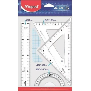 Maped 4 Parça Cetvel Seti 20CM