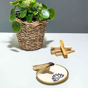 Lara Karma El Yapımı Palo Santo Tütsülük & 30 Gr. Sertifikalı Palo Santo Set