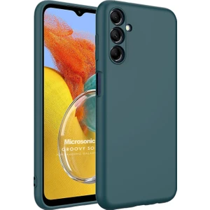 Samsung Galaxy M14 Kılıf Groovy Soft Koyu Yeşil