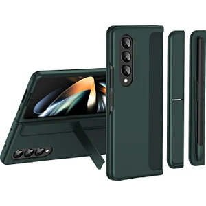 Samsung Galaxy Z Fold4 5g Ince Telefon Kılıfı Şok Geçirmez Kalem Tutucusu ile Pc Kickstand Case'e Sahipti (Yurt Dışından)