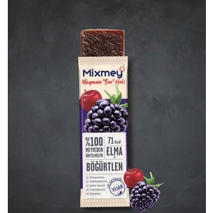 Böğürtlen Meyve Bar 12 Adet | Glutensiz, Vegan Sağlıklı Atıştırmalıklar - 20gr X 12 Adet