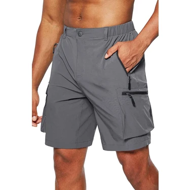 Ghassy Co. Erkek Kamp Yürüyüş Seyahat Hızlı Kuruma Çok Cepli Outdoor