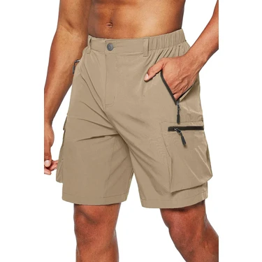 Ghassy Co. Erkek Kamp Yürüyüş Seyahat Hızlı Kuruma Çok Cepli Outdoor