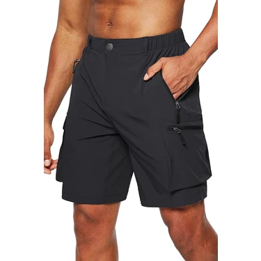 Ghassy Co. Erkek Kamp Yürüyüş Seyahat Hızlı Kuruma Çok Cepli Outdoor