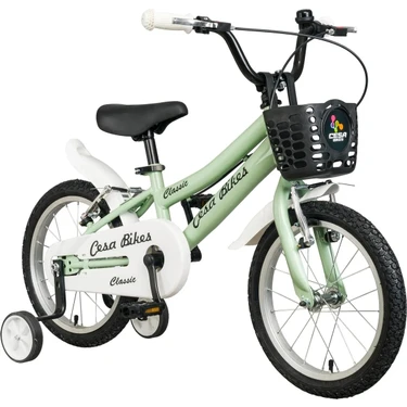 Cesa Bisiklet Cesa Bike Classic Model 16 Jant Bisiklet 4-7 Yaş Pastel YEŞİL Çocuk Bisikleti