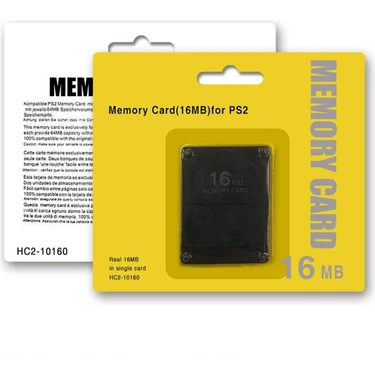 Pop Konsol Ps2 Memory Card 16MB Ps2 Hafıza Kartı Playstation 2 Memory