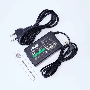 Pop Konsol Psp Şarj Aleti Psp 1000 2000 3000 E1004 Uyumlu Psp Adaptör 5VOLT 2AMPER Playstation Şarj