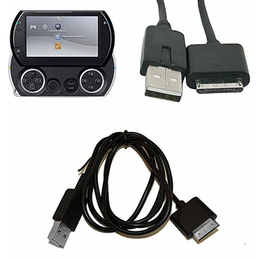 Pop Konsol SONY PSP GO Şarj ve Data Kablosu PSP Kablo PSP GO USB Kablosu Data Aktarım PSP GO USB