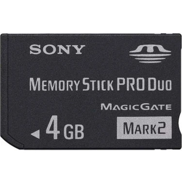 Sony Memory Stick Pro Duo 4gb Magicgate Mark 2 Ms Hafıza