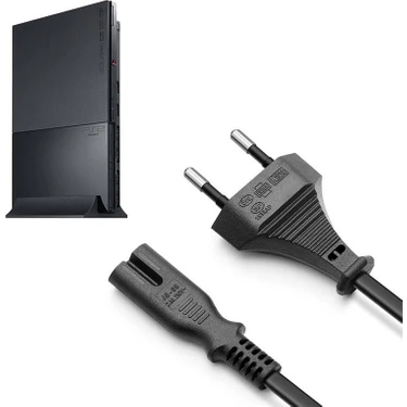 Pop Konsol Ps2 Güç Kablosu Playstation 2 Uyumlu Güç Kablosu Power 2 Pin