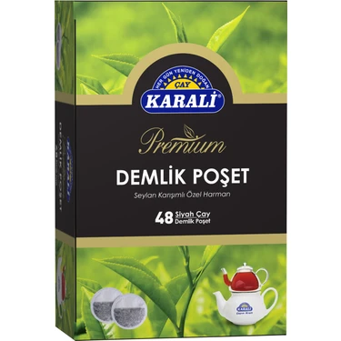 Karali Çay Premium Demlik Poşet Siyah Çay