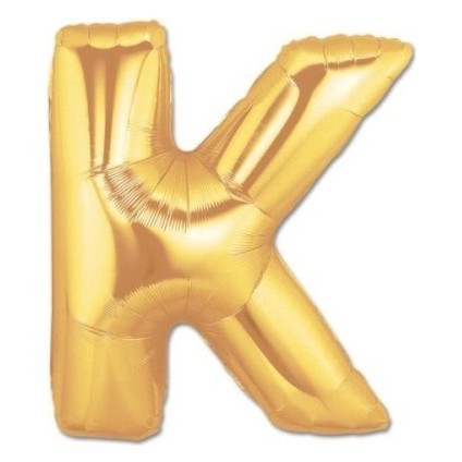 Altın Sarısı Folyo Harf Balon 1 Metre