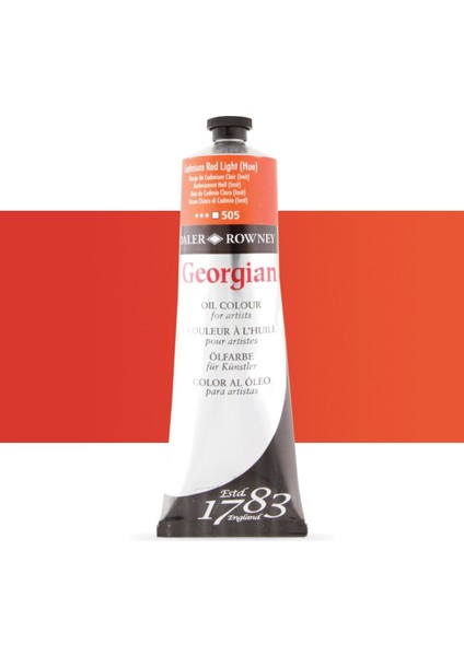 Georgian Yağlı Boya 225ML Cadmium Red Light Hue 505