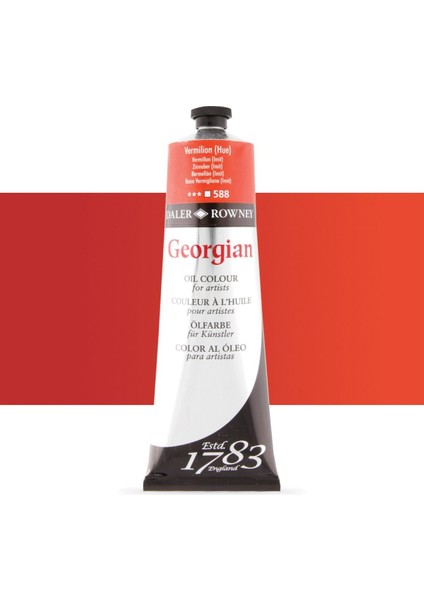 Georgian Yağlı Boya 225ML Vermilion Hue 588