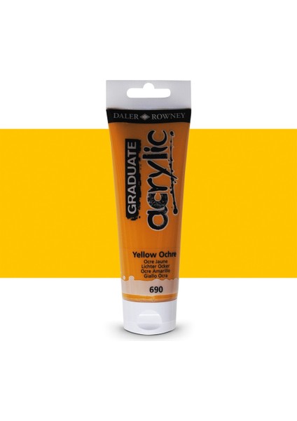 Graduate Akrilik Boya 120ML 690 Yellow Ochre