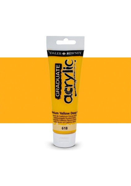 Graduate Akrilik Boya 120ML 618 Cadmium Yellow Deep Hue