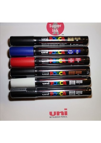 Unı Posca Pc-5m 6'lı Set