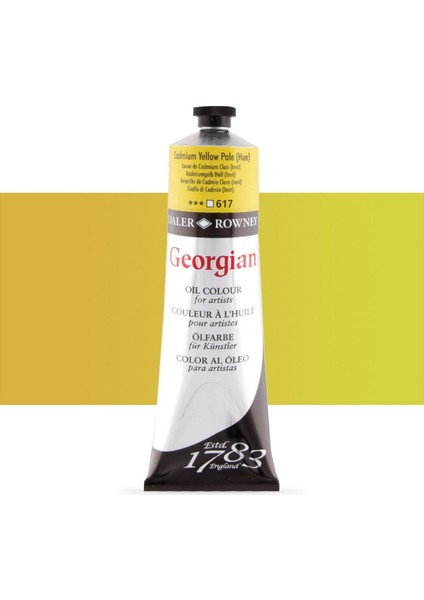 Georgian Yağlı Boya 225ML Cadmium Yellow Pale Hue 617