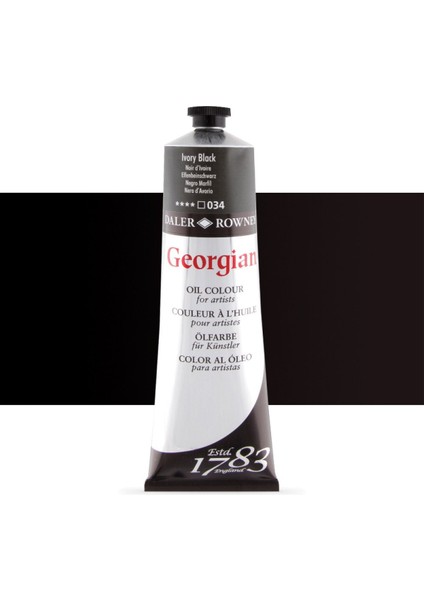 Georgian Yağlı Boya 225ML Ivory Black 034