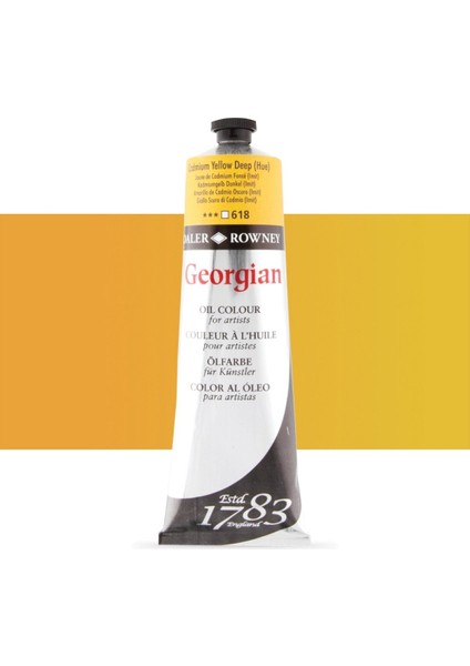 Georgian Yağlı Boya 225ML Cadmium Yellow Deep Hue 618