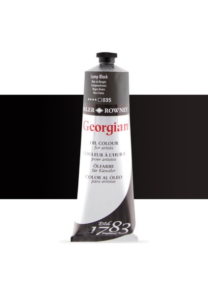 Georgian Yağlı Boya 225ML Lamp Black 035