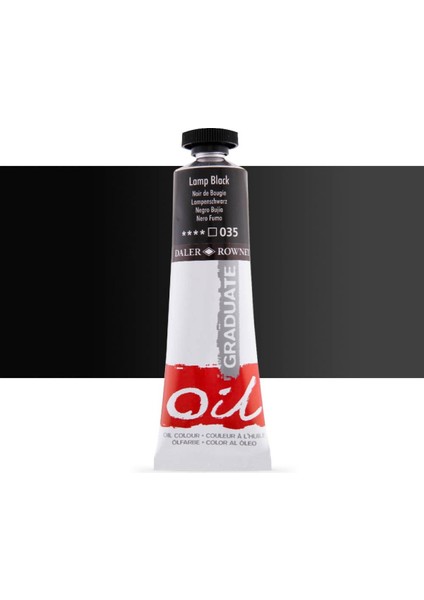 Graduate Yağlı Boya 38ML 035 Lamp Black