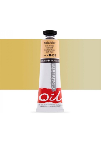 Graduate Yağlı Boya 38ML 635 Naples Yellow
