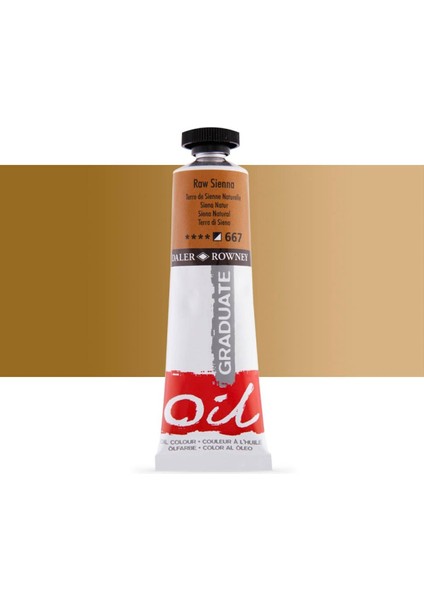 Graduate Yağlı Boya 38ML 667 Raw Sienna