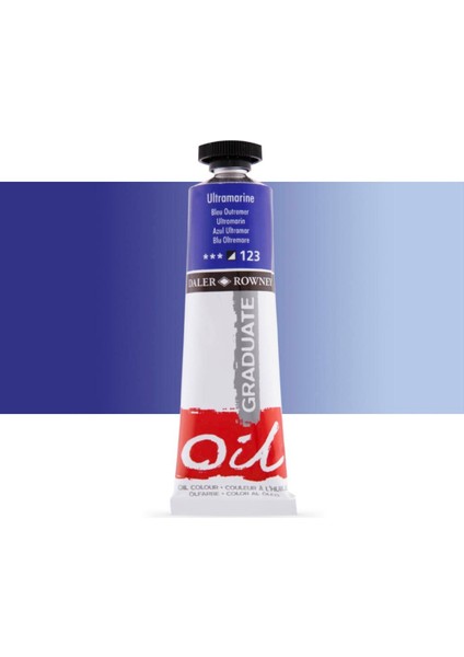 Graduate Yağlı Boya 38ML 123 Ultramarine