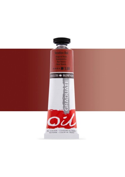 Graduate Yağlı Boya 38ML 538 Venetian Red