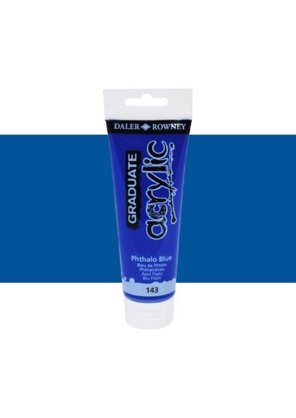 Graduate Akrilik Boya 120ML 143 Phthalo Blue
