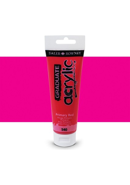Graduate Akrilik Boya 120ML 540 Primary Red