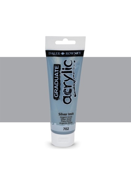 Graduate Akrilik Boya 120ML 702 Silver Imit