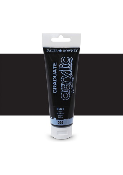 Graduate Akrilik Boya 120ML 026 Black