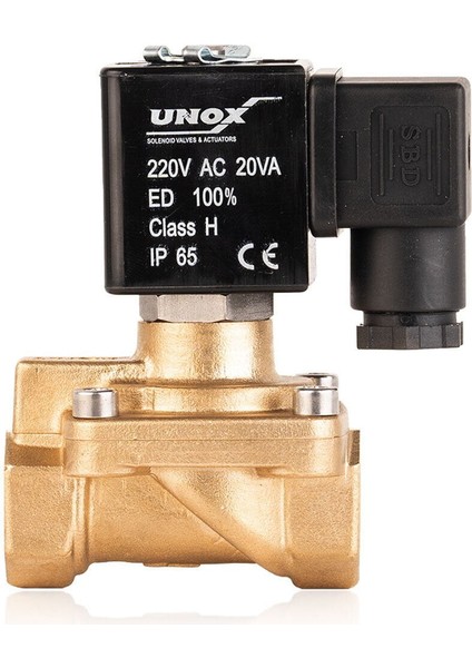 220V AC Buhar Normalde Açık Solenoid Valf (0,5-6 BAR)