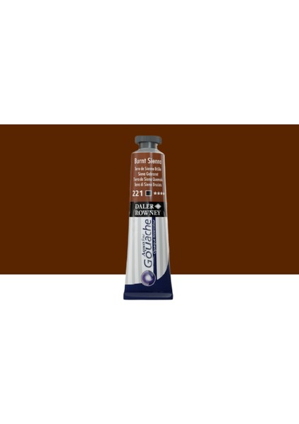 Aquafine Guaj Boya Tüp 15ML 221 Burnt Sienna